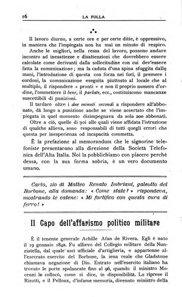 La folla periodico settimanale illustrato