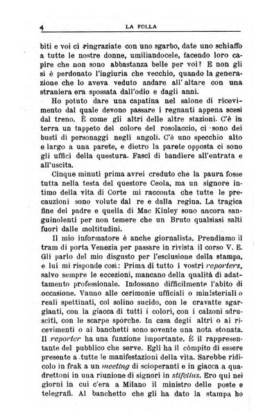 La folla periodico settimanale illustrato