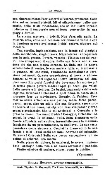 La folla periodico settimanale illustrato