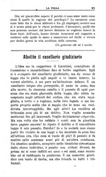 La folla periodico settimanale illustrato