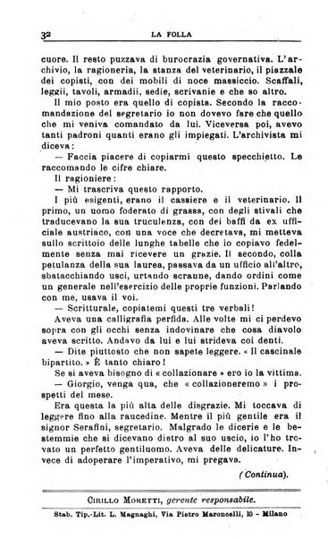 La folla periodico settimanale illustrato