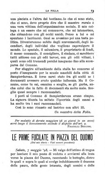 La folla periodico settimanale illustrato