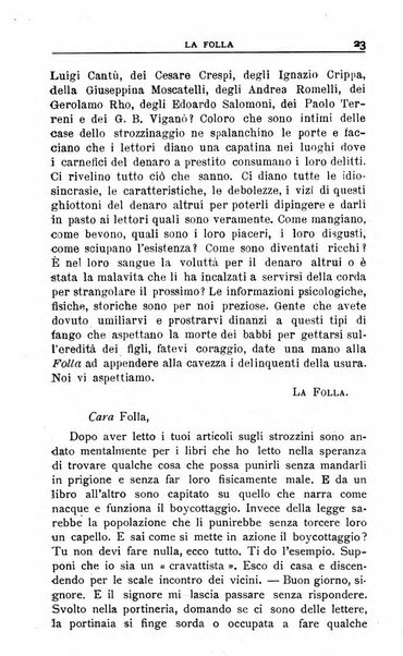 La folla periodico settimanale illustrato