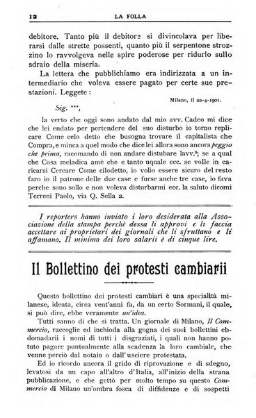 La folla periodico settimanale illustrato