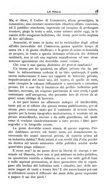 La folla periodico settimanale illustrato