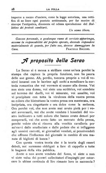 La folla periodico settimanale illustrato