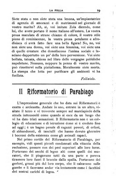 La folla periodico settimanale illustrato