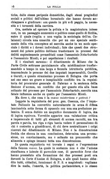 La folla periodico settimanale illustrato