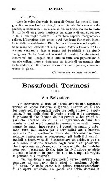 La folla periodico settimanale illustrato