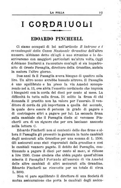 La folla periodico settimanale illustrato