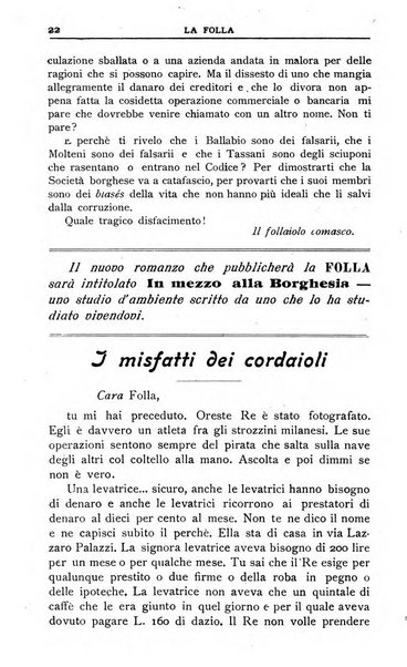 La folla periodico settimanale illustrato