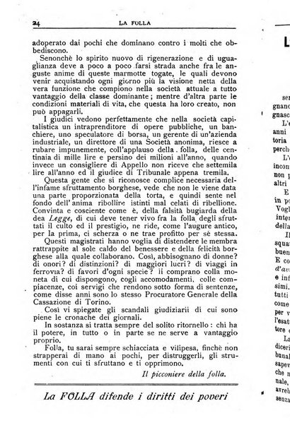 La folla periodico settimanale illustrato