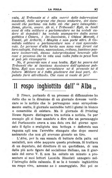 La folla periodico settimanale illustrato