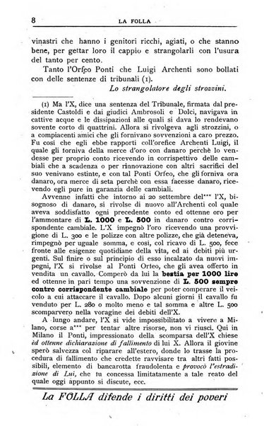 La folla periodico settimanale illustrato