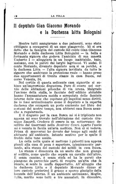 La folla periodico settimanale illustrato