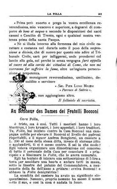 La folla periodico settimanale illustrato