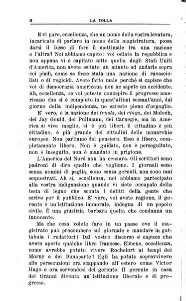 La folla periodico settimanale illustrato