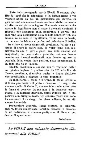 La folla periodico settimanale illustrato