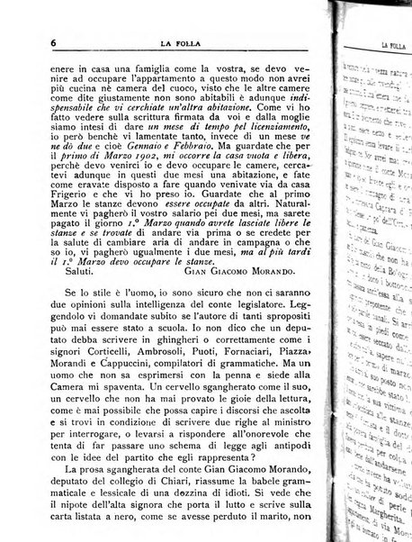 La folla periodico settimanale illustrato