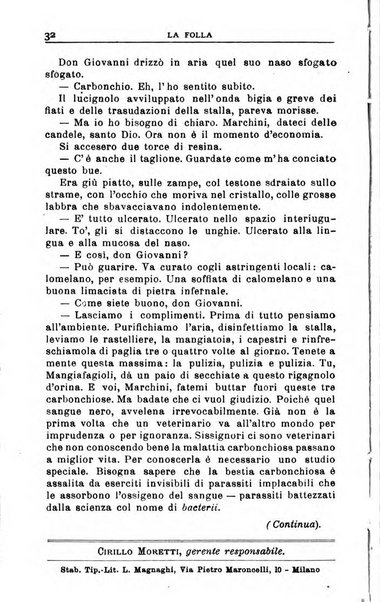 La folla periodico settimanale illustrato