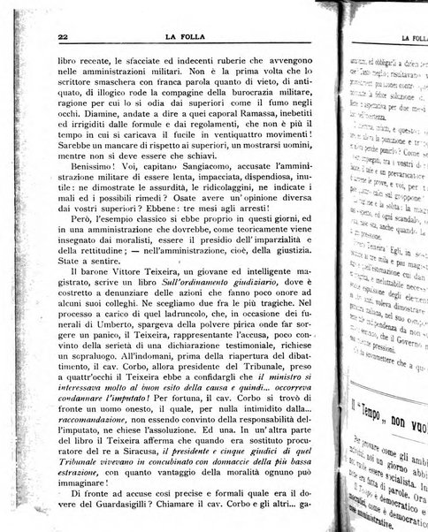 La folla periodico settimanale illustrato