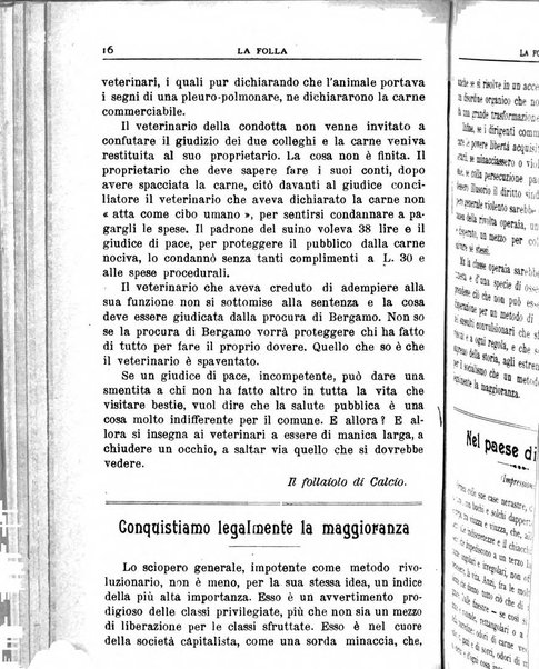 La folla periodico settimanale illustrato