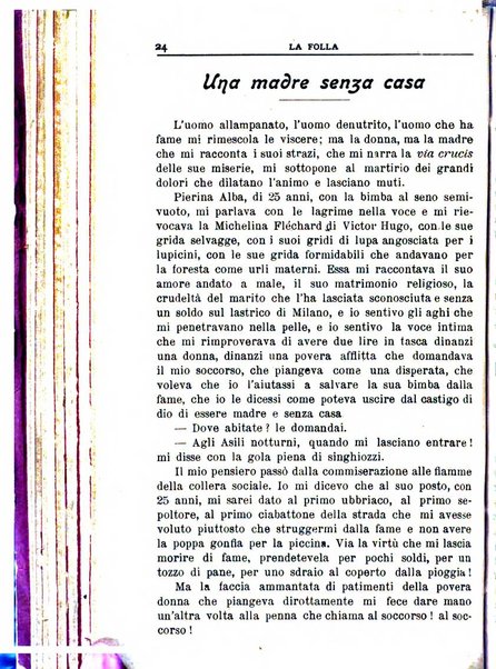 La folla periodico settimanale illustrato