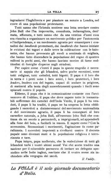 La folla periodico settimanale illustrato