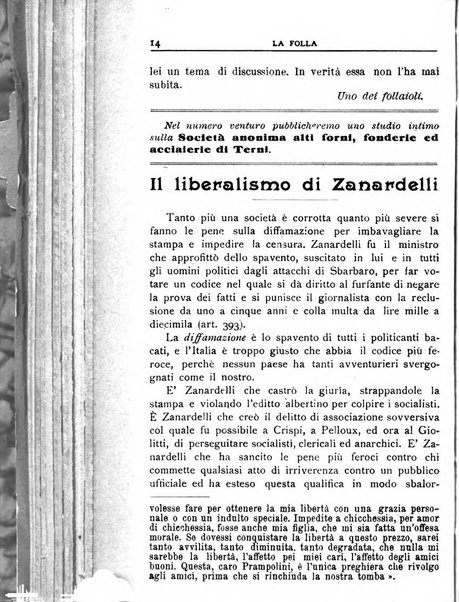 La folla periodico settimanale illustrato