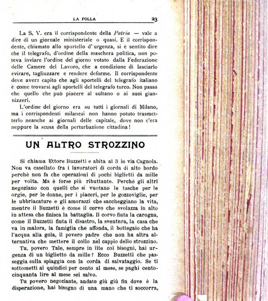 La folla periodico settimanale illustrato