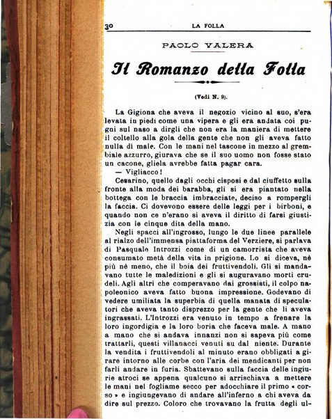 La folla periodico settimanale illustrato