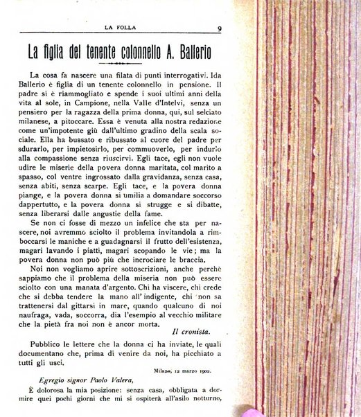 La folla periodico settimanale illustrato