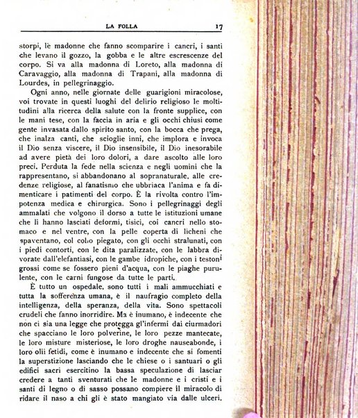 La folla periodico settimanale illustrato