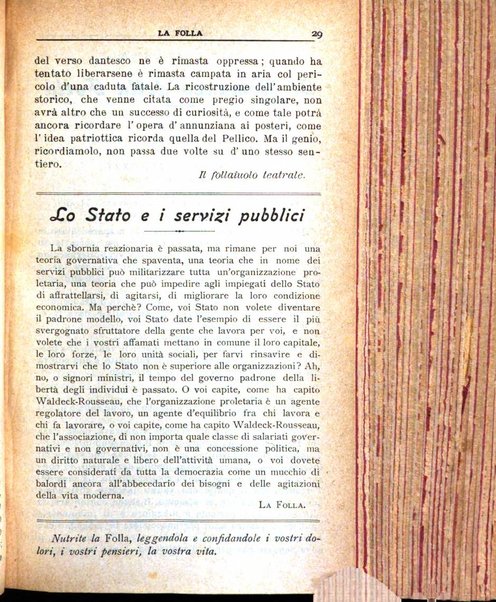 La folla periodico settimanale illustrato