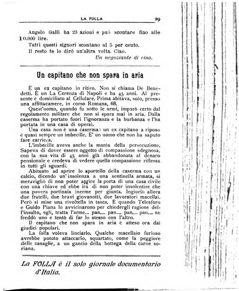 La folla periodico settimanale illustrato