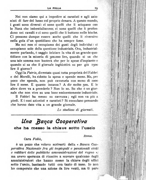 La folla periodico settimanale illustrato