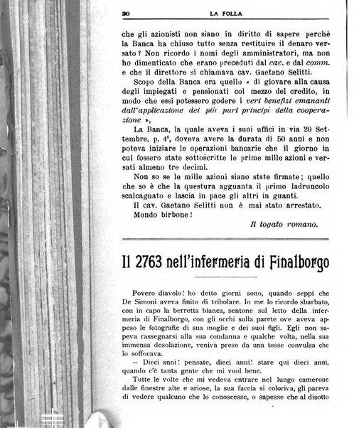 La folla periodico settimanale illustrato