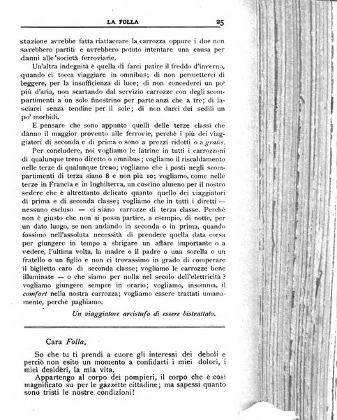 La folla periodico settimanale illustrato