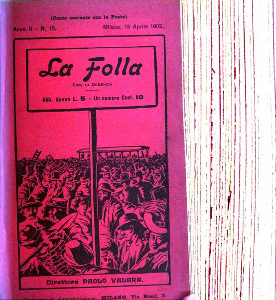 La folla periodico settimanale illustrato