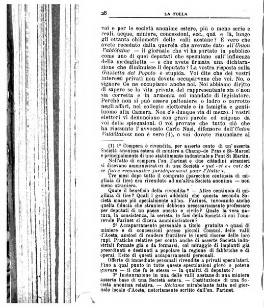 La folla periodico settimanale illustrato