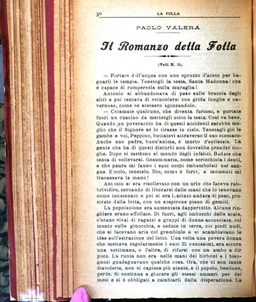 La folla periodico settimanale illustrato