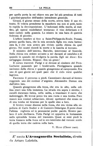 La folla periodico settimanale illustrato