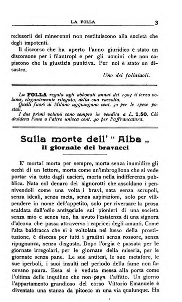 La folla periodico settimanale illustrato