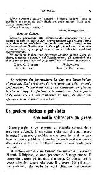 La folla periodico settimanale illustrato