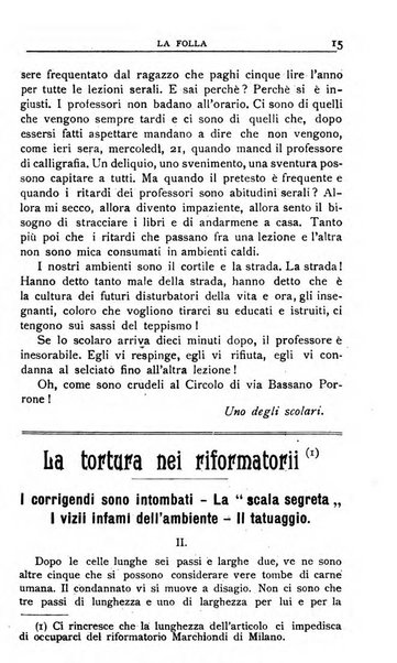 La folla periodico settimanale illustrato