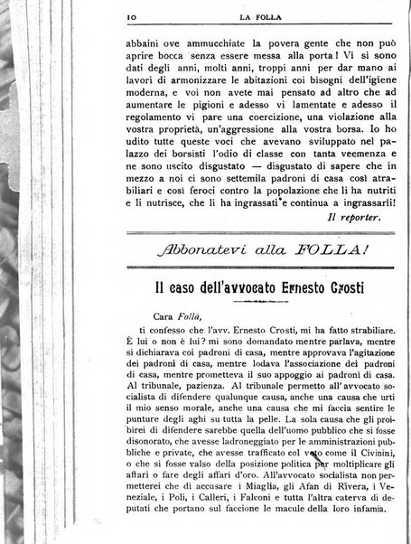 La folla periodico settimanale illustrato