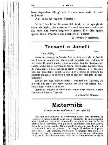 La folla periodico settimanale illustrato