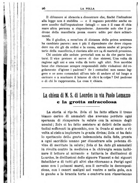 La folla periodico settimanale illustrato