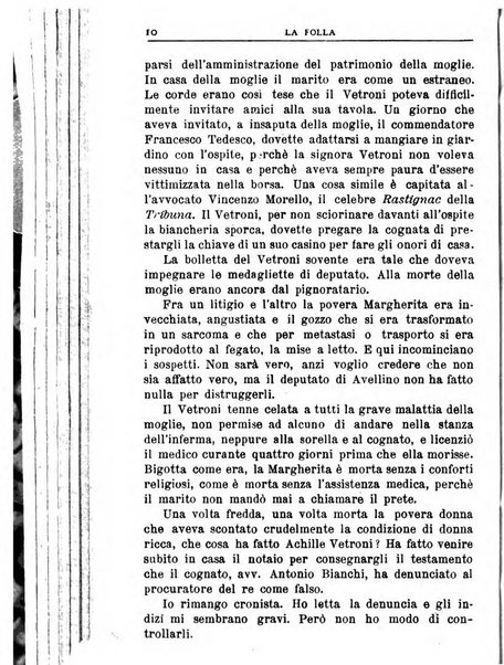 La folla periodico settimanale illustrato