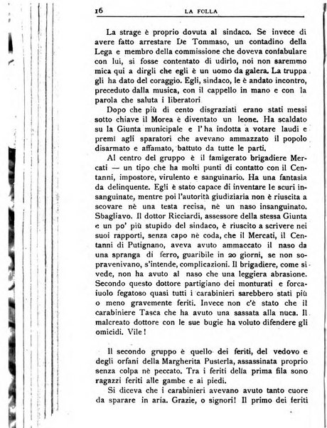 La folla periodico settimanale illustrato